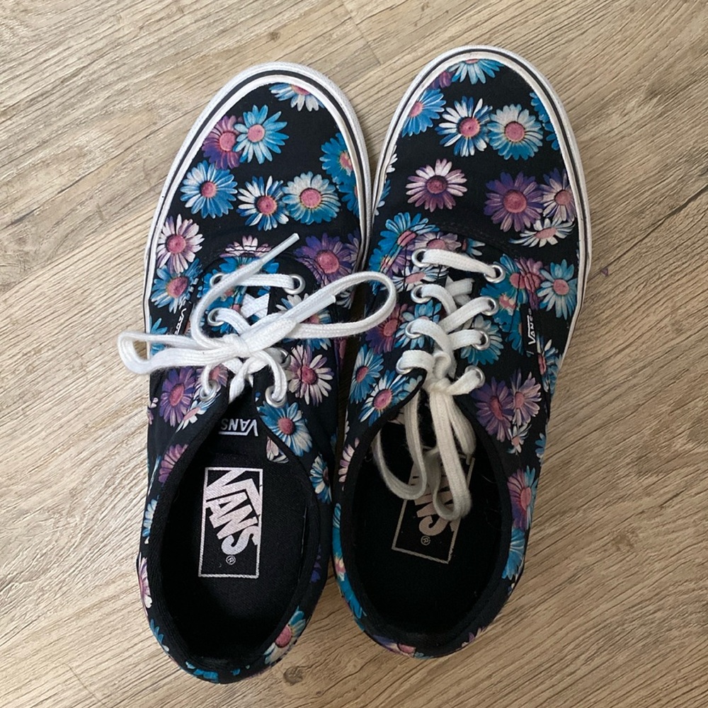 Flower Vans shoes